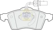 Bremsbelagsatz, Scheibenbremse Vorderachse NAPA NBP1219