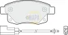 Bremsbelagsatz, Scheibenbremse Hinterachse NAPA NBP1230