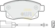 Bremsbelagsatz, Scheibenbremse Hinterachse NAPA NBP1230