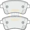 Bremsbelagsatz, Scheibenbremse Vorderachse NAPA NBP1234