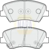 Bremsbelagsatz, Scheibenbremse Vorderachse NAPA NBP1235