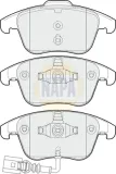 Bremsbelagsatz, Scheibenbremse Vorderachse NAPA NBP1243