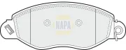 Bremsbelagsatz, Scheibenbremse Vorderachse NAPA NBP1256