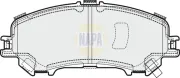 Bremsbelagsatz, Scheibenbremse Vorderachse NAPA NBP1259