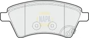 Bremsbelagsatz, Scheibenbremse Vorderachse NAPA NBP1260