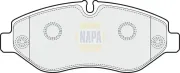 Bremsbelagsatz, Scheibenbremse Vorderachse NAPA NBP1280