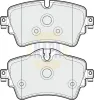 Bremsbelagsatz, Scheibenbremse Vorderachse NAPA NBP1283