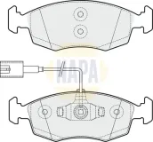 Bremsbelagsatz, Scheibenbremse Vorderachse NAPA NBP1300