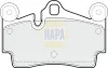 Bremsbelagsatz, Scheibenbremse Hinterachse NAPA NBP1319