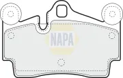 Bremsbelagsatz, Scheibenbremse Hinterachse NAPA NBP1319