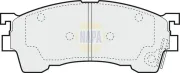 Bremsbelagsatz, Scheibenbremse Vorderachse NAPA NBP1332