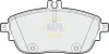 Bremsbelagsatz, Scheibenbremse Vorderachse NAPA NBP1337