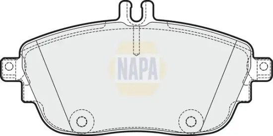 Bremsbelagsatz, Scheibenbremse Vorderachse NAPA NBP1337 Bild Bremsbelagsatz, Scheibenbremse Vorderachse NAPA NBP1337