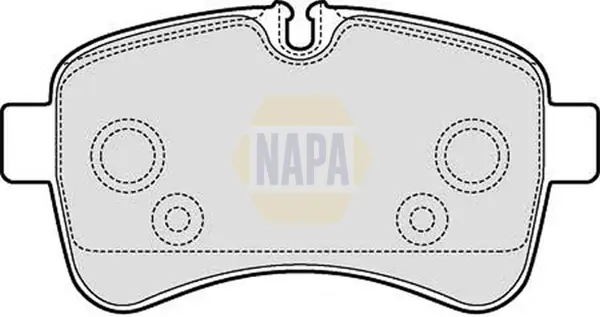 Bremsbelagsatz, Scheibenbremse Hinterachse NAPA NBP1341