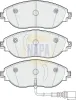 Bremsbelagsatz, Scheibenbremse Vorderachse NAPA NBP1345