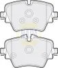 Bremsbelagsatz, Scheibenbremse Vorderachse NAPA NBP1383