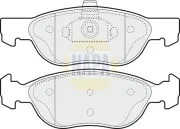 Bremsbelagsatz, Scheibenbremse Vorderachse NAPA NBP1392