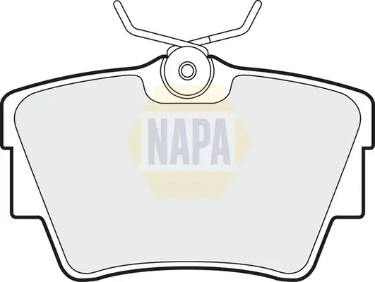 Bremsbelagsatz, Scheibenbremse Hinterachse NAPA NBP1394