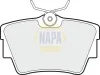 Bremsbelagsatz, Scheibenbremse Hinterachse NAPA NBP1394