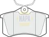 Bremsbelagsatz, Scheibenbremse NAPA NBP1419