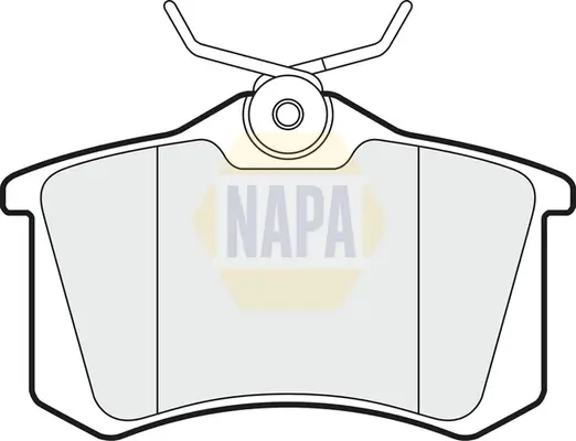 Bremsbelagsatz, Scheibenbremse NAPA NBP1419 Bild Bremsbelagsatz, Scheibenbremse NAPA NBP1419