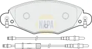 Bremsbelagsatz, Scheibenbremse Vorderachse NAPA NBP1432