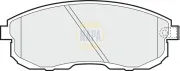 Bremsbelagsatz, Scheibenbremse Vorderachse NAPA NBP1438