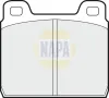 Bremsbelagsatz, Scheibenbremse Vorderachse NAPA NBP1476