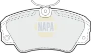 Bremsbelagsatz, Scheibenbremse Vorderachse NAPA NBP1478