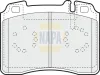 Bremsbelagsatz, Scheibenbremse Vorderachse NAPA NBP1483