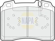 Bremsbelagsatz, Scheibenbremse Vorderachse NAPA NBP1483