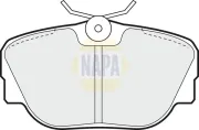 Bremsbelagsatz, Scheibenbremse Vorderachse NAPA NBP1489