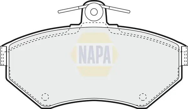 Bremsbelagsatz, Scheibenbremse Vorderachse NAPA NBP1493