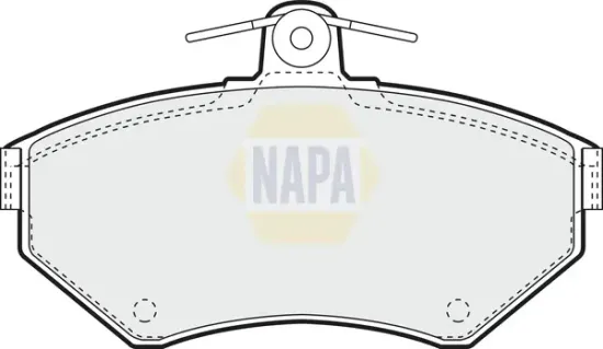 Bremsbelagsatz, Scheibenbremse Vorderachse NAPA NBP1493 Bild Bremsbelagsatz, Scheibenbremse Vorderachse NAPA NBP1493
