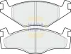 Bremsbelagsatz, Scheibenbremse Vorderachse NAPA NBP1496