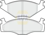Bremsbelagsatz, Scheibenbremse Vorderachse NAPA NBP1496