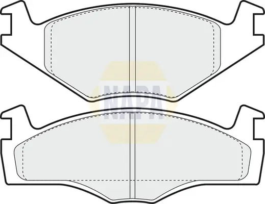 Bremsbelagsatz, Scheibenbremse Vorderachse NAPA NBP1496 Bild Bremsbelagsatz, Scheibenbremse Vorderachse NAPA NBP1496