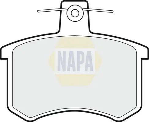 Bremsbelagsatz, Scheibenbremse Hinterachse NAPA NBP1498