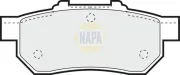 Bremsbelagsatz, Scheibenbremse Hinterachse NAPA NBP1506
