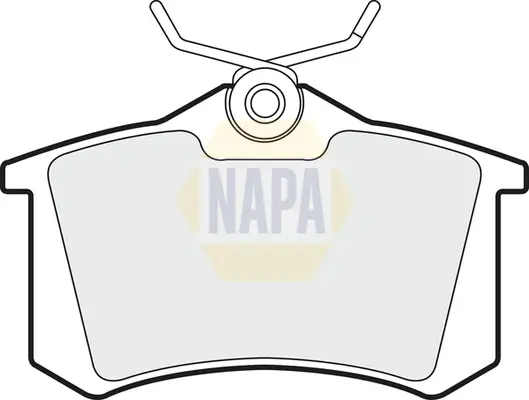 Bremsbelagsatz, Scheibenbremse Hinterachse NAPA NBP1510 Bild Bremsbelagsatz, Scheibenbremse Hinterachse NAPA NBP1510