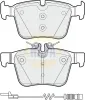 Bremsbelagsatz, Scheibenbremse Hinterachse NAPA NBP1516