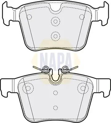 Bremsbelagsatz, Scheibenbremse Hinterachse NAPA NBP1520