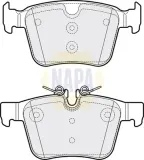 Bremsbelagsatz, Scheibenbremse Hinterachse NAPA NBP1520