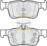 Bremsbelagsatz, Scheibenbremse Hinterachse NAPA NBP1524