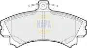 Bremsbelagsatz, Scheibenbremse Vorderachse NAPA NBP1532