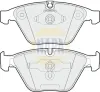 Bremsbelagsatz, Scheibenbremse Vorderachse NAPA NBP1565