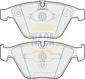 Bremsbelagsatz, Scheibenbremse Vorderachse NAPA NBP1565