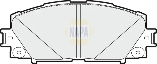 Bremsbelagsatz, Scheibenbremse Vorderachse NAPA NBP1594 Bild Bremsbelagsatz, Scheibenbremse Vorderachse NAPA NBP1594