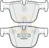 Bremsbelagsatz, Scheibenbremse Hinterachse NAPA NBP1606