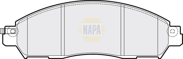 Bremsbelagsatz, Scheibenbremse Vorderachse NAPA NBP1624